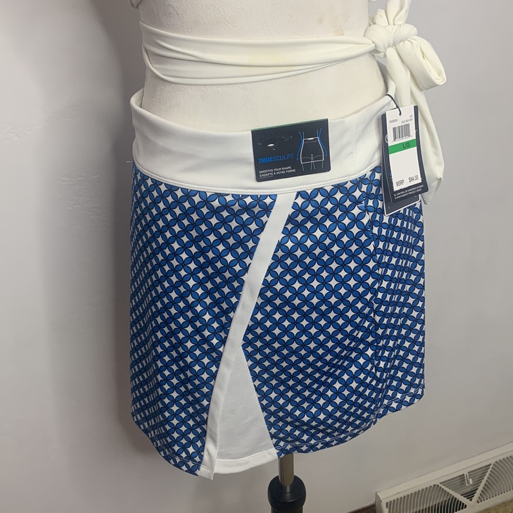 Callaway Golf NWT Blue Sea Star Pattern Golf Skort size Large - Picture 2 of 14
